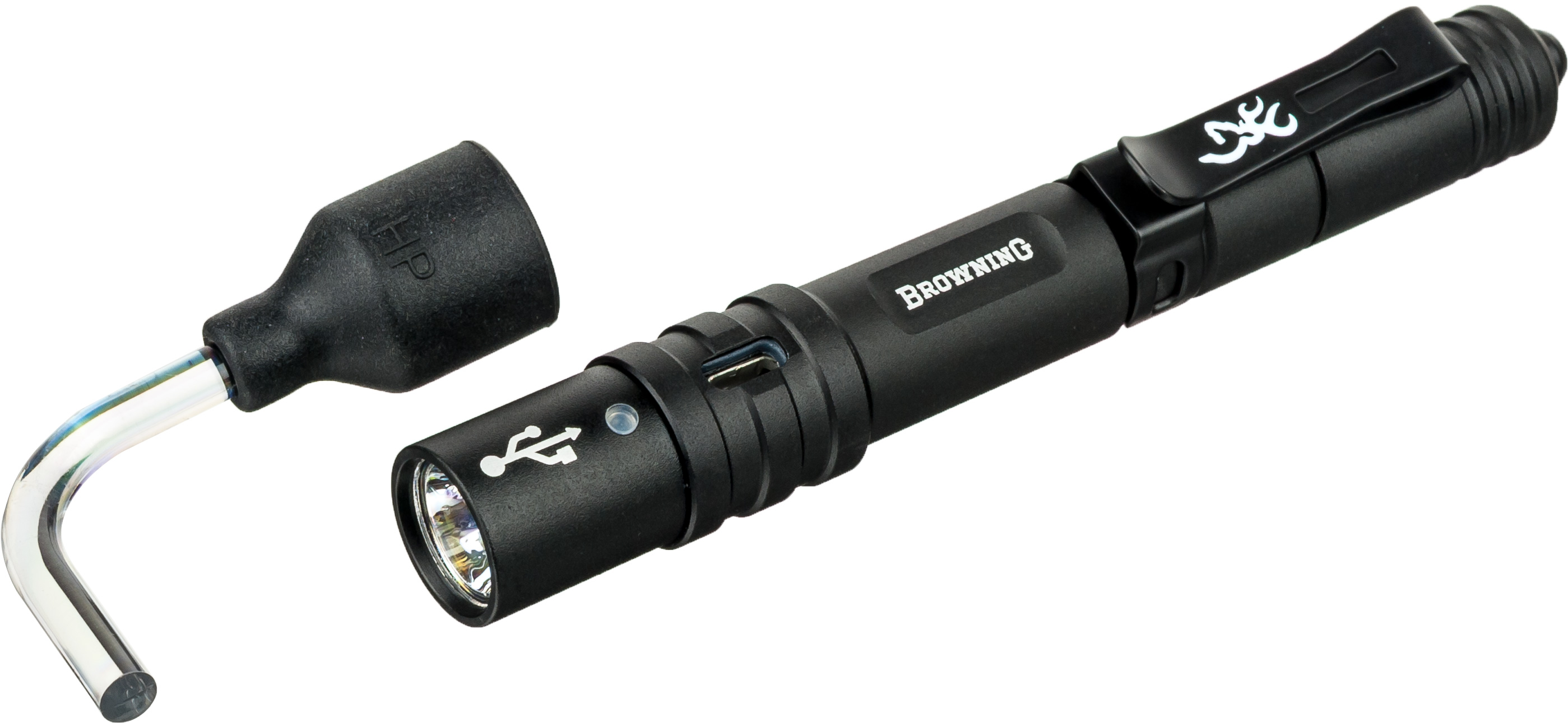 browning kingpin rechargeable flashlight 3410 Blackout 6V Black 3713410 The High Noon Pro 1000 USB has 5 modes Browning 3715025: Rechargeable Lamp with