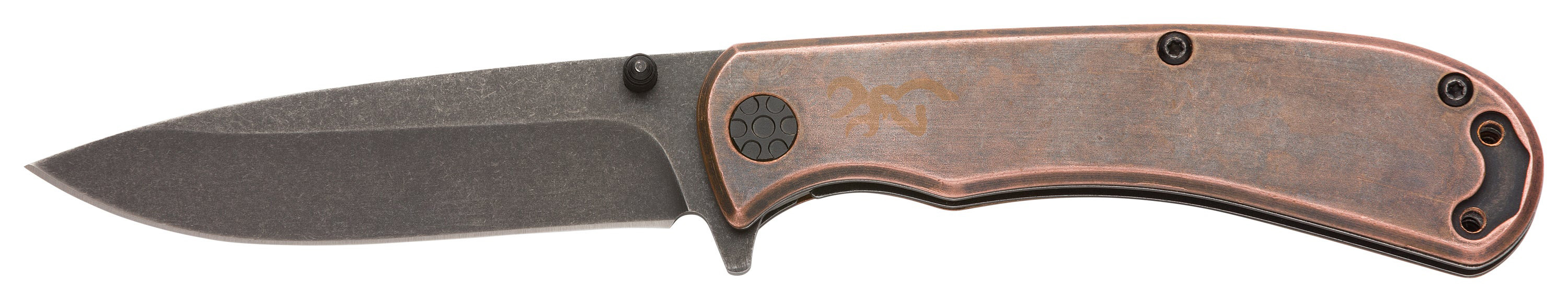 Browning Rivet Folder Knife, D2, Drop Point Review - The Civil War