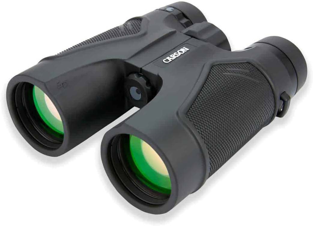 Carson 3D 10x42mm Roof Prism Waterproof Birding Binoculars 27
