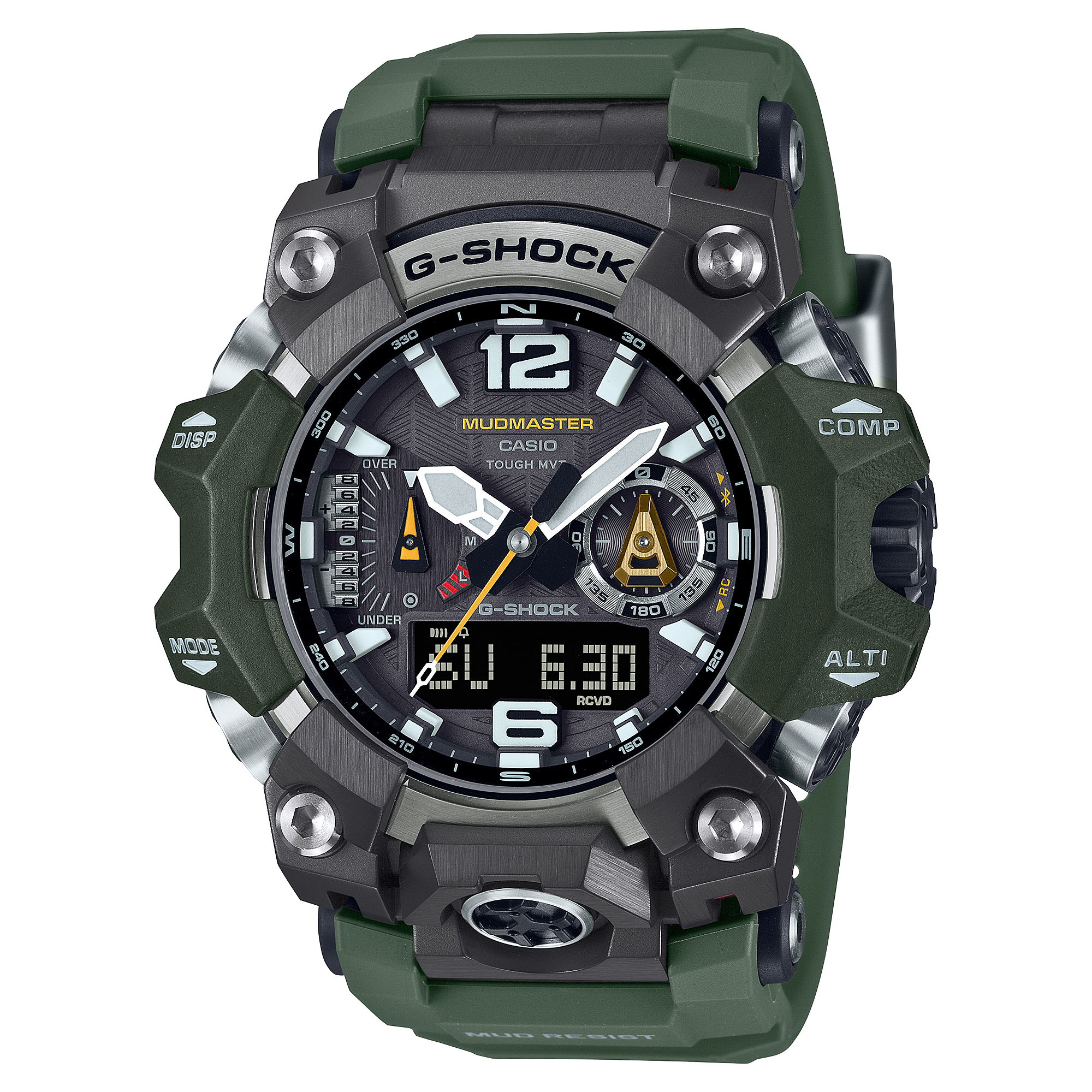 Casio G-Shock Mudmaster Triple-Sensor Solar Watch - Men