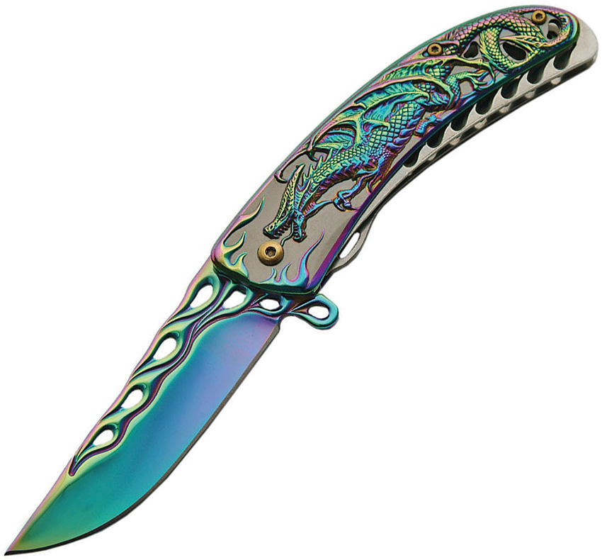 China Made Titanium Folder Folding Knife Review