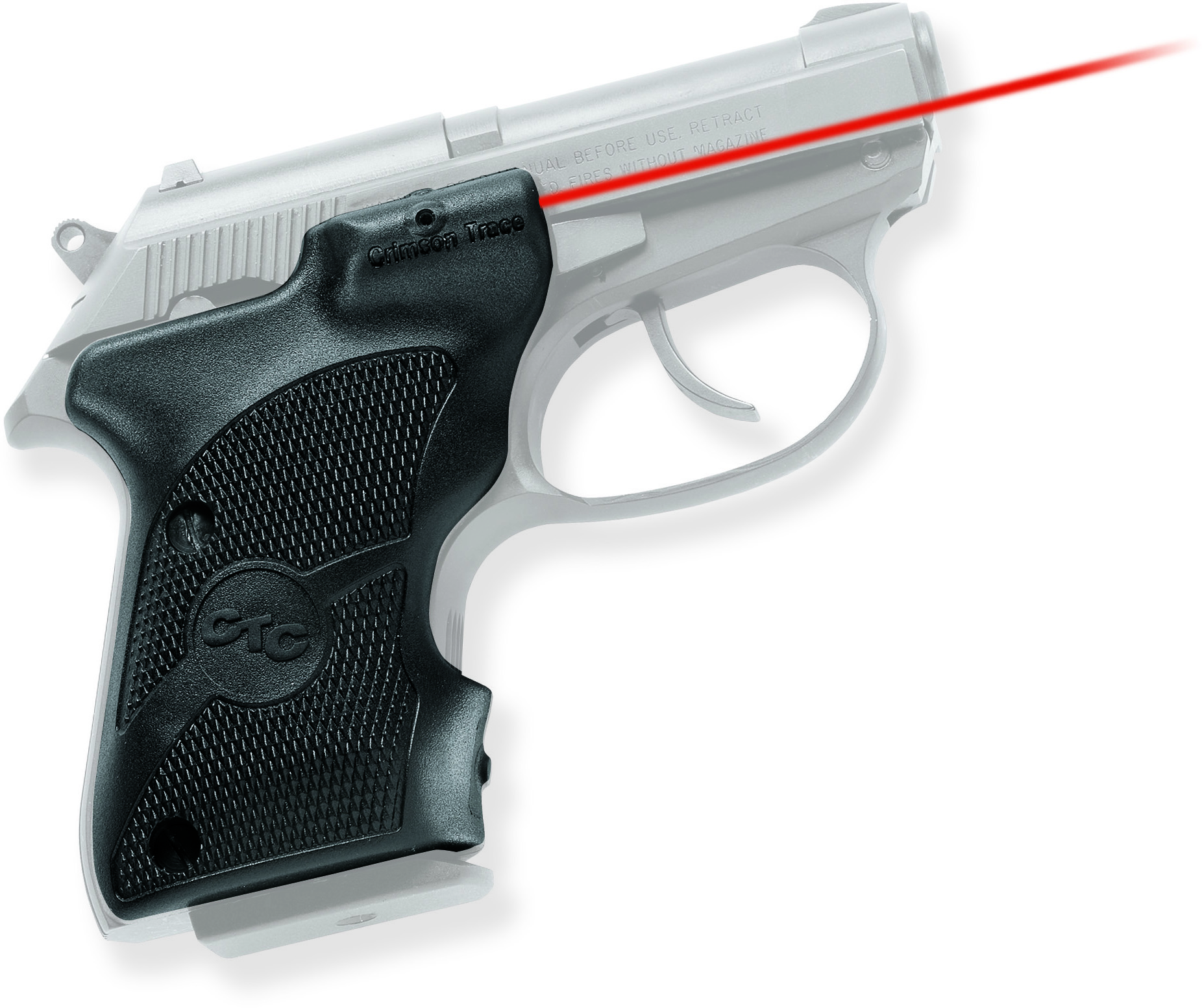 REFURB Crimson Trace Lasergrip For Beretta Model 21/32 ACP LG490