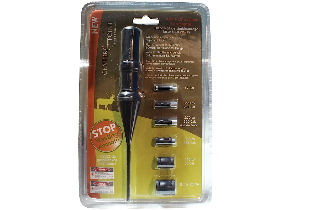 Red Laser Boresighter Kit For .177, .22, 12GA Caliber - Rifle & Handgun Sight Tool 2 thumbnail image