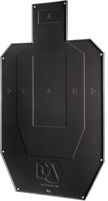 Target Bulsize DA Targets Full Size Color Changing Silhouette Target Review - Gun ...