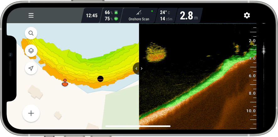 Fish Deeper app fishing spots and customization