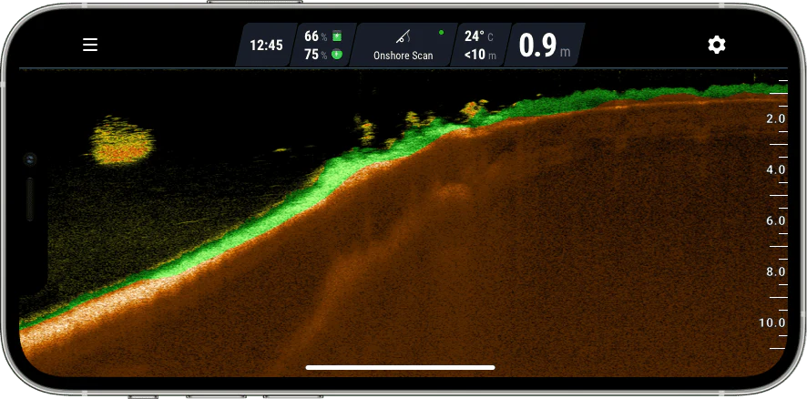 Fish Deeper app navigation pane