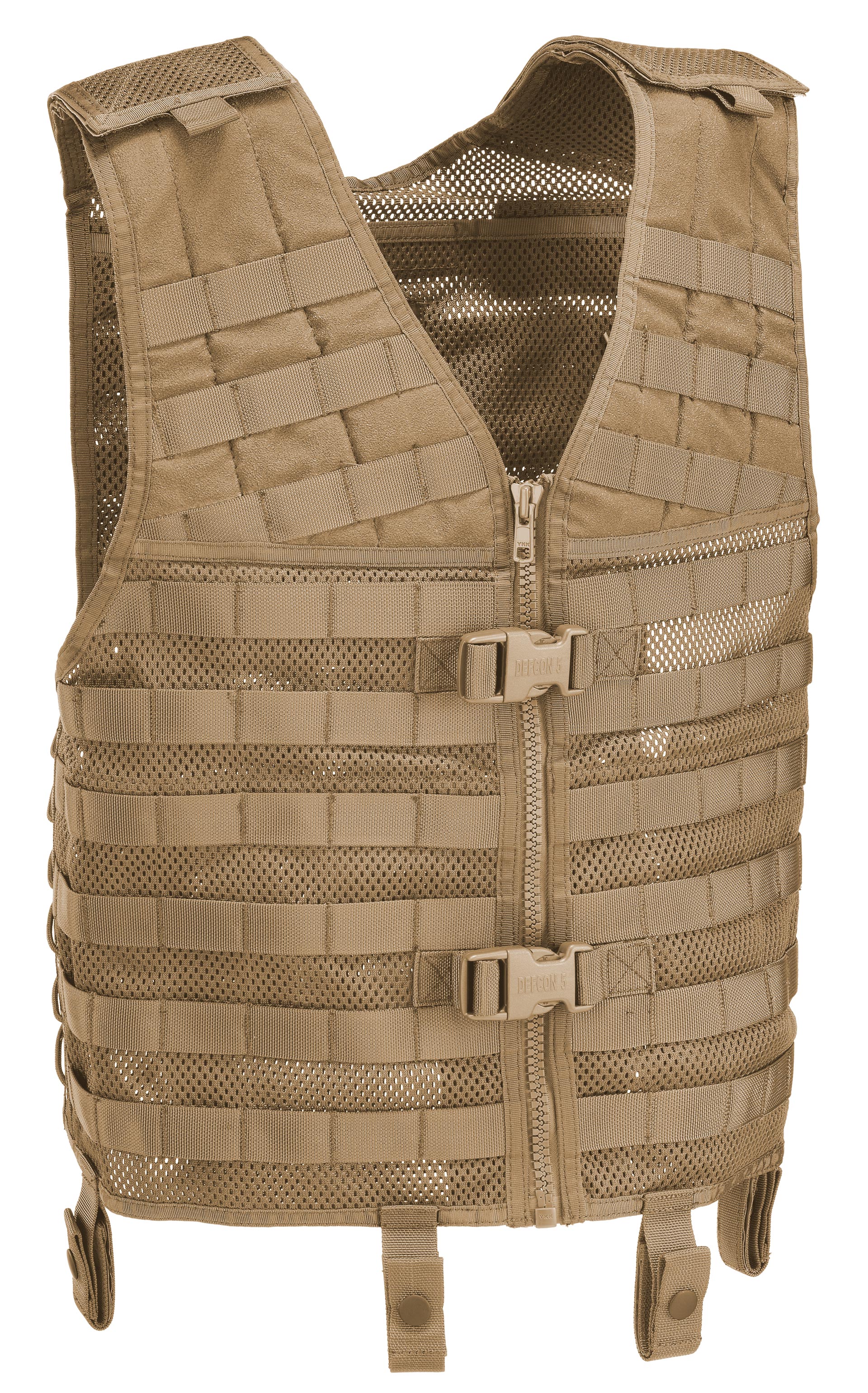 Ceinturon MOLLE MultiCamo Defcon 5 - Nylon 1000D Avec Passants Et Boucles D-Ring