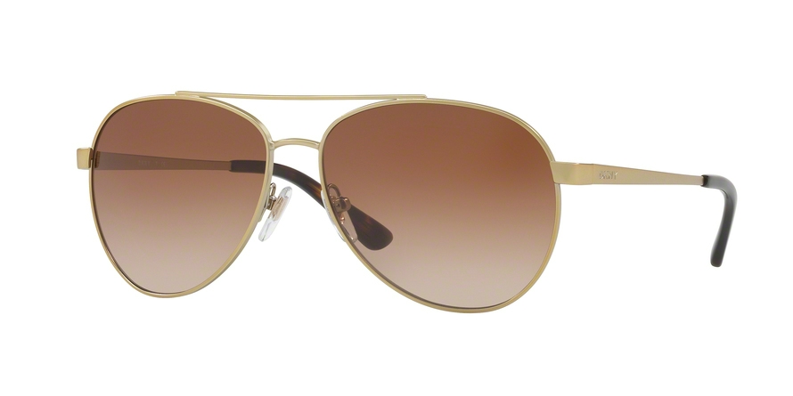 DKNY Gold Frame Sunglasses with Brown Gradient Lenses DKNY DK113S gold frame with brown lenses. Lenses provide 100  main image 3