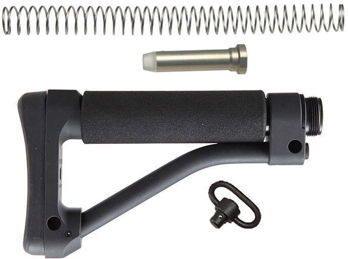DoubleStar ARFX-E Redesign Skeleton Stock Assembly Entry Length w/Black ...