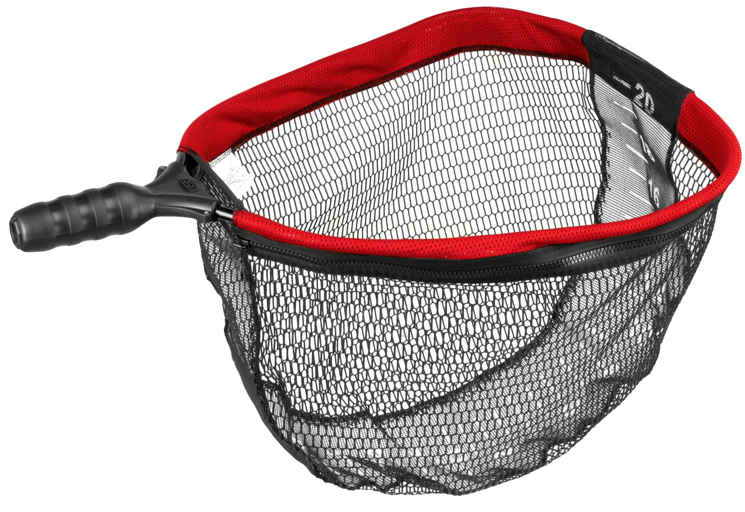 ego fish nets Small & Compact Floating Fishing Net with Flexible Handle, High Strength Plastic, 18