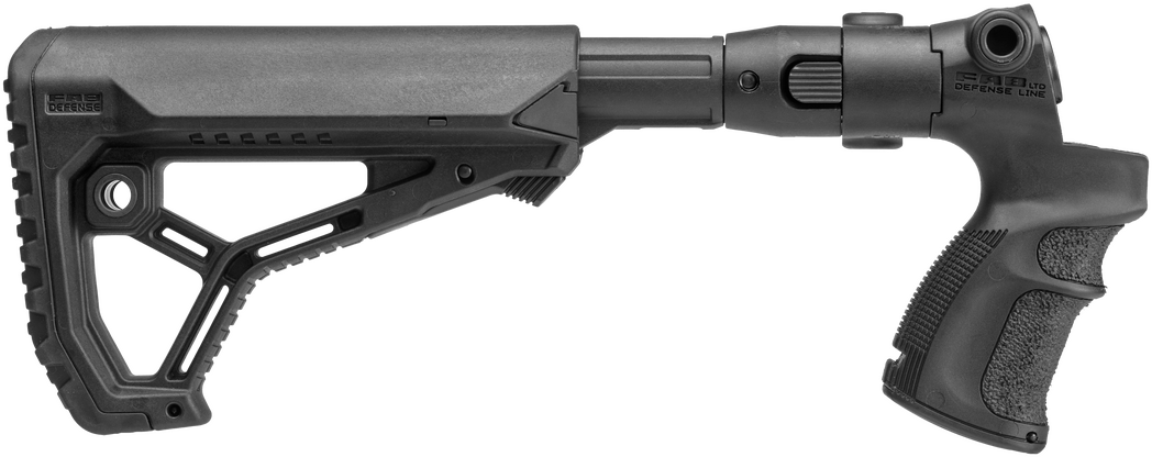 F.A.B. BUTTSTOCK LINE ブラックストック FAB Defense AR15/M4 Collapsible Buttstock for Mossberg 500 w