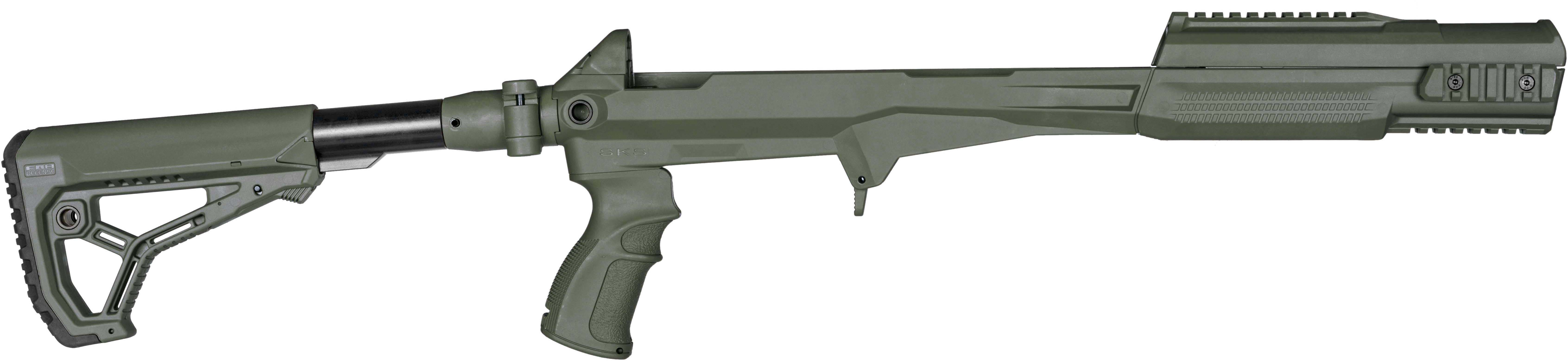 FAB Defense M4 SKS Complete Chassis System, w/ M4 Buttstock | Up