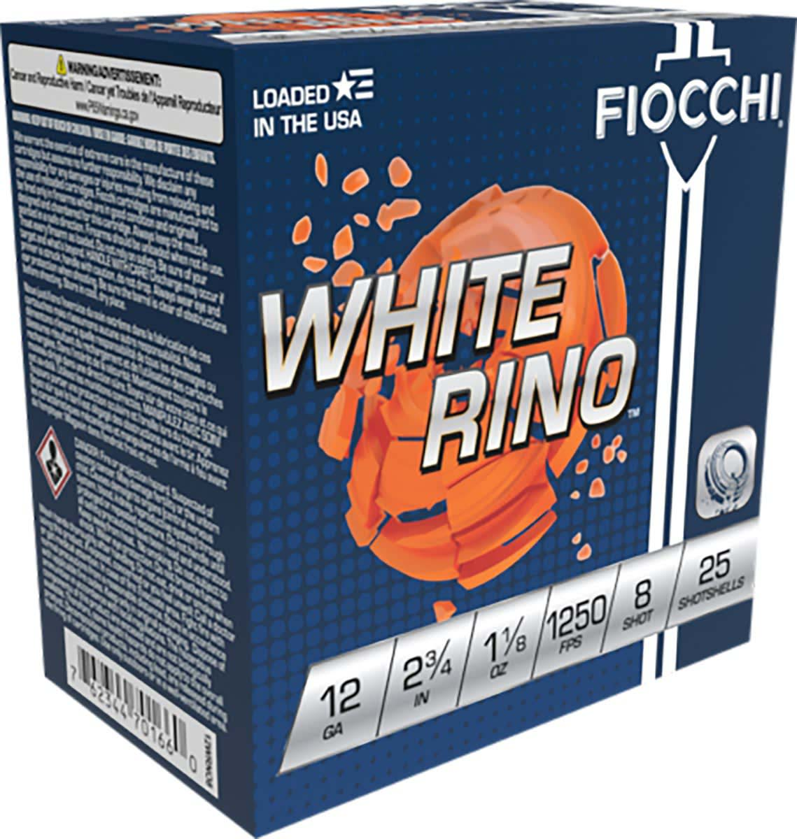 Fiocchi White Rhino 12 Gauge 1 1/8oz 8 Shot Shotgun Ammunition Review Fiocchi White Rhino 12 Gauge 1 1/8oz 8 Shot Shotgun Ammunition Review