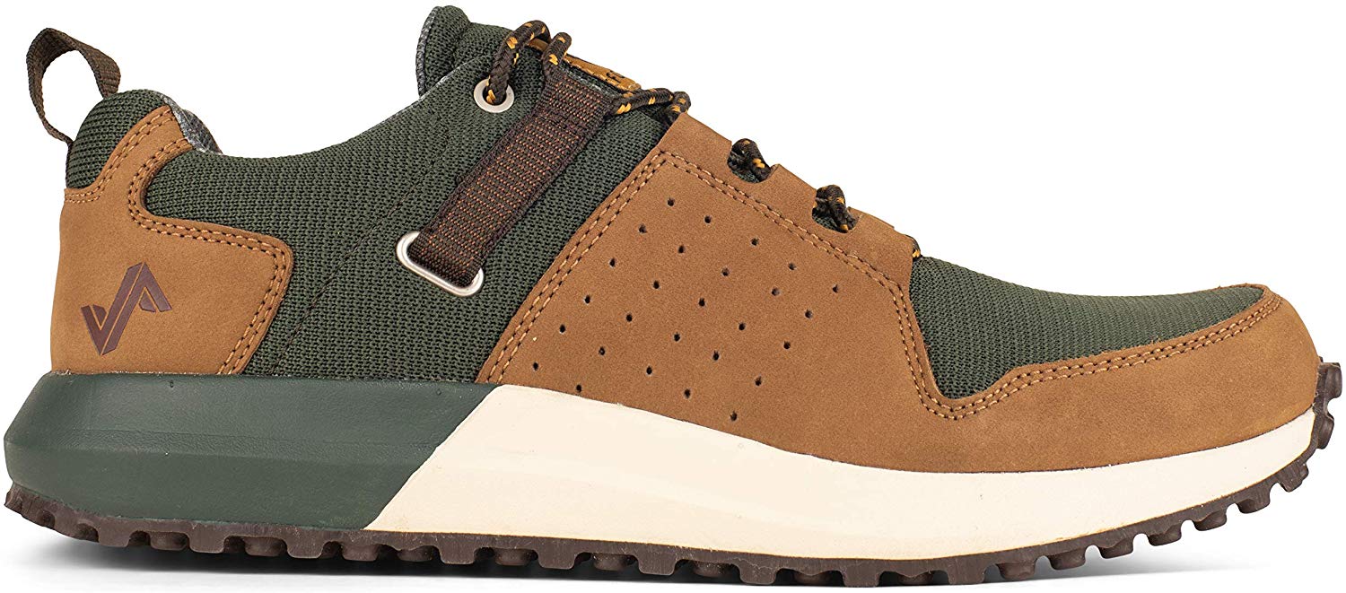 Forsake Range Vent Hiking Shoes Tan Cypress 8 Forsake Range Low waterproof leather hiking trail shoes mens  main image 4