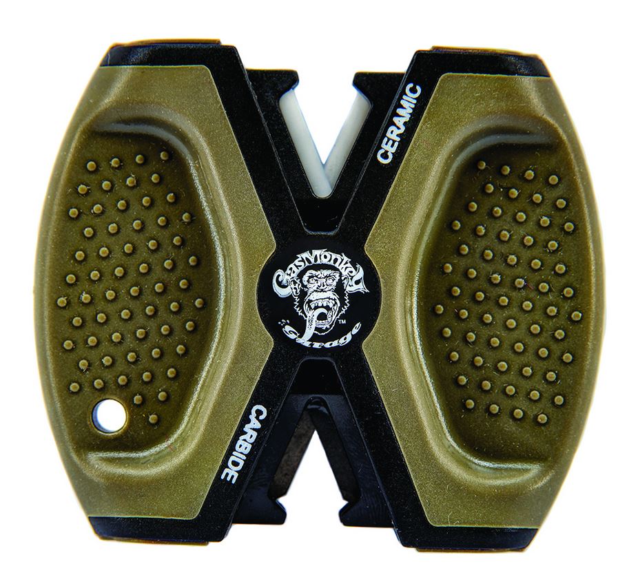 Gas Monkey Garage Carbide Knife Sharpener, Olive |