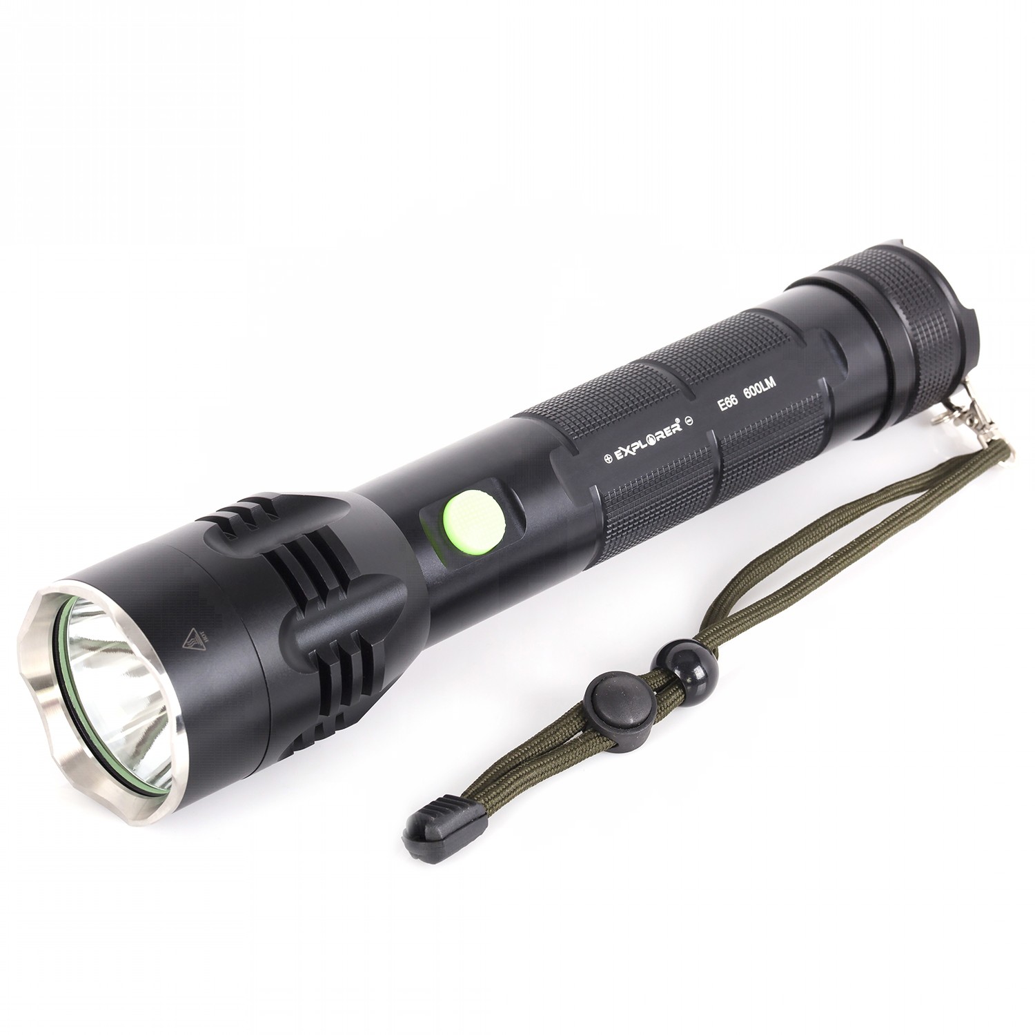 black cree led rechargeable flashlight 500 lumens Greatlite Cree LED 500 Lumens Flashlight |