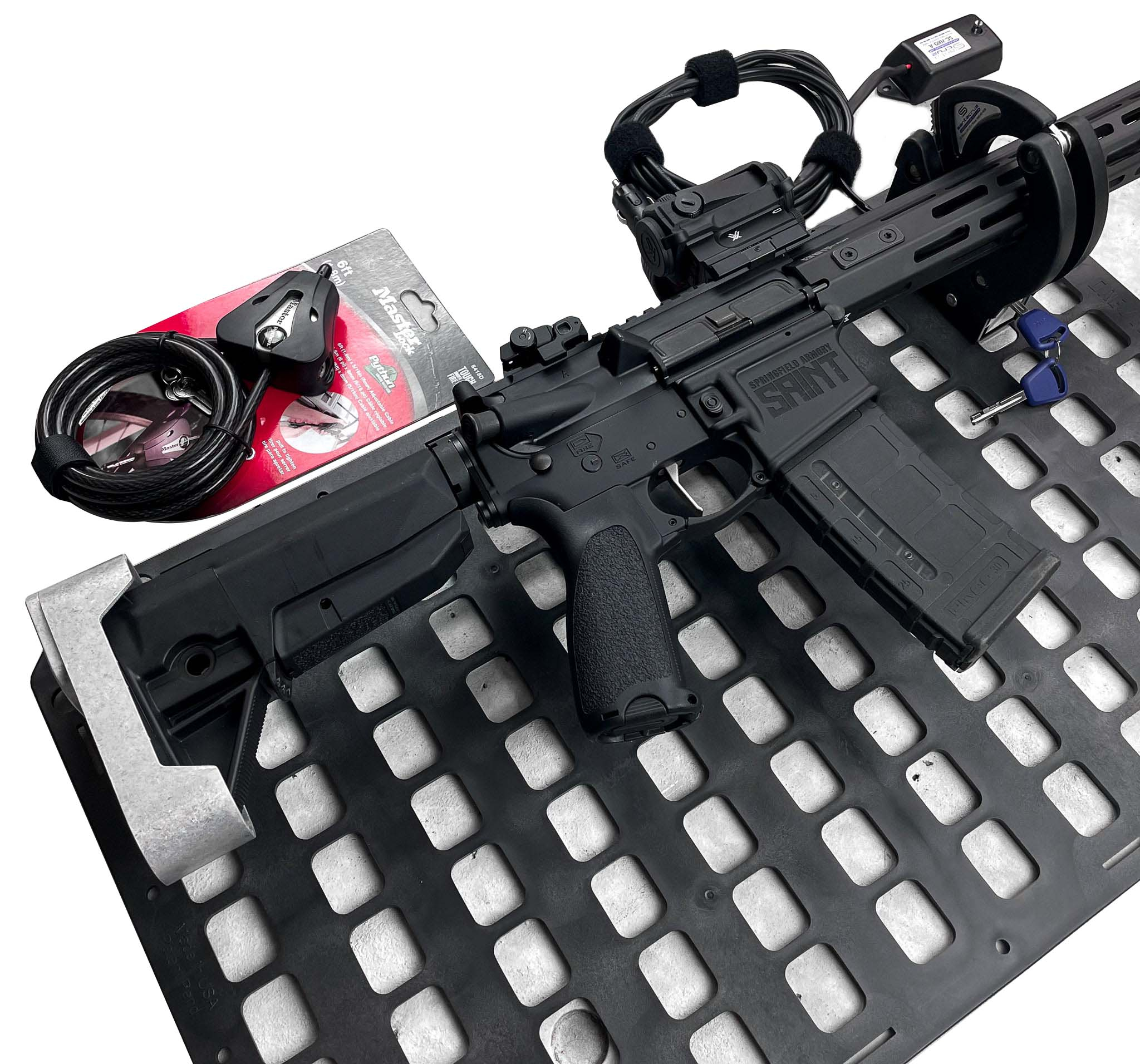 Grey Man Tactical Locking Rifle Rack Kit Review - Gun Values Board