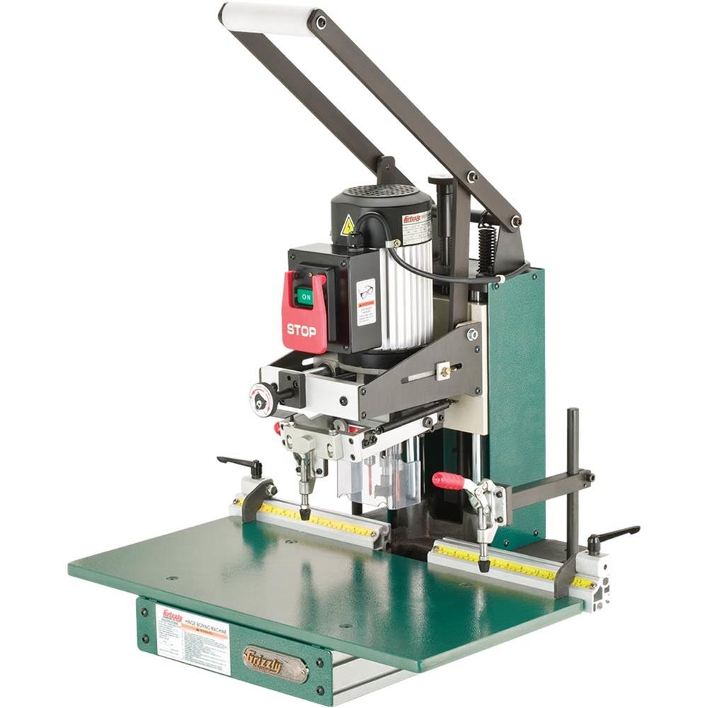Grizzly Industrial Hinge Boring Machine Review - The Civil War