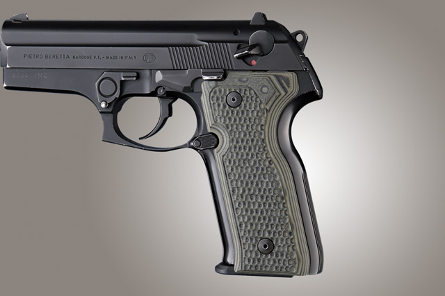 Hogue G-10 Grips for Beretta Cougar 8000 - 8040 - 8357, Piranha