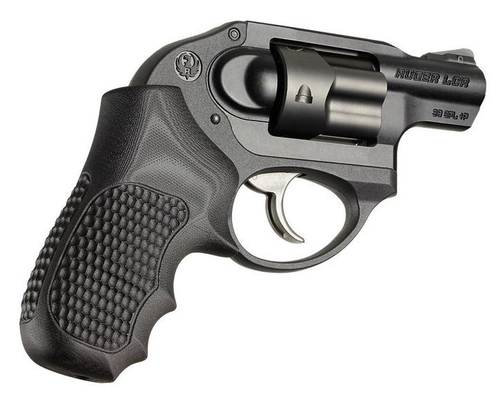 Hogue Ruger LCR Enclosed Hammer Piranha Grip G10