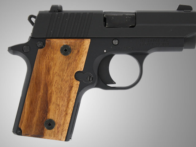 Hogue Grips for SIG Sauer P238, Hardwood Review