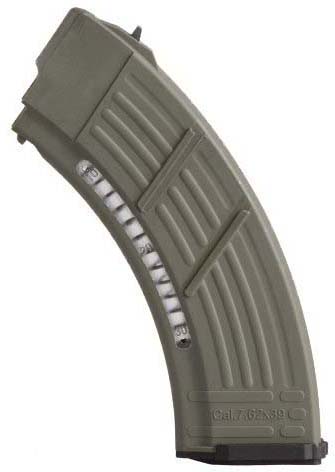 IMI Defense AK-47, 7.62x39mm, 30 Round Rifle Magazine w/Window