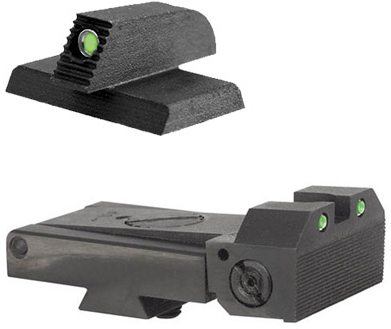 Kensight Kimber Adjustable 1911 Sight Set Trijicon Tritium insert - Night Sights - Matching Front Sight