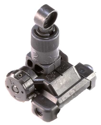 Knight's Armament Top Mounted Deployable Folding Micro Rear Sight