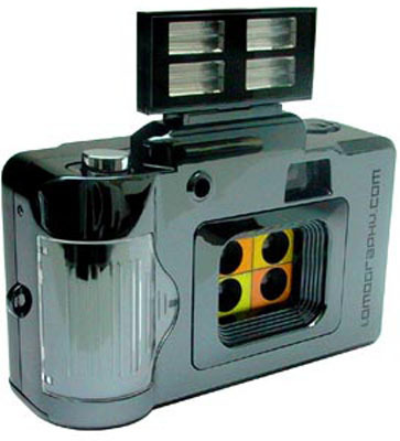 Lomographic ActionSampler Flash 4-lens 35mm Film Camera |