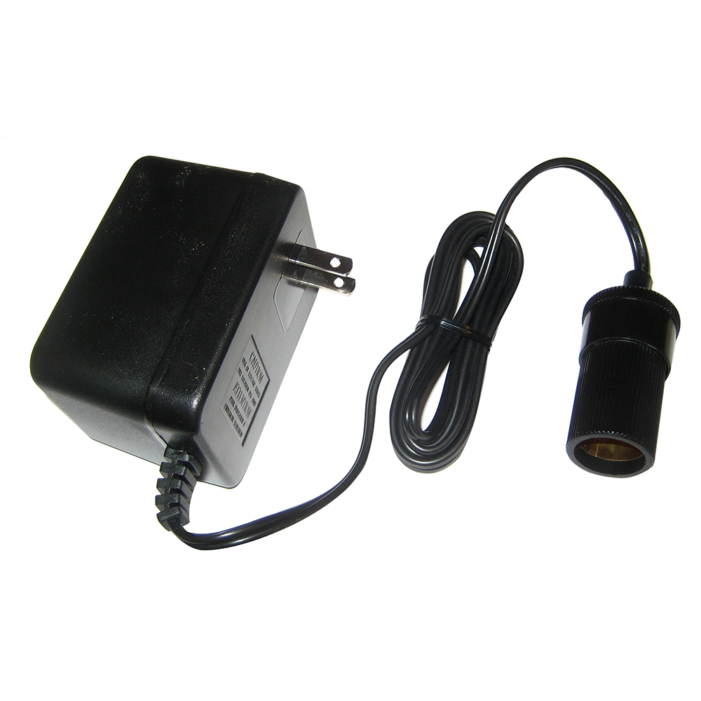 mains to cigarette lighter socket Lowrance AC Power Adapter to Female Cigarette Lighter Socket f/Power From  120V Wall Socket