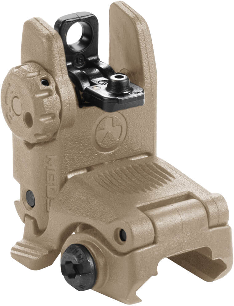 Magpul Industries MBUS Rear Flip-Up Back Up Sight Gen 2 | Up to 16