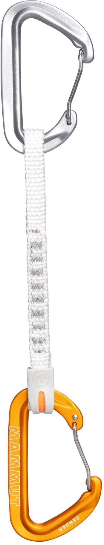 Mammut Sender Wire 17 cm Quickdraw l'grey/Gold Wire Gate/Wire Gate 17cm