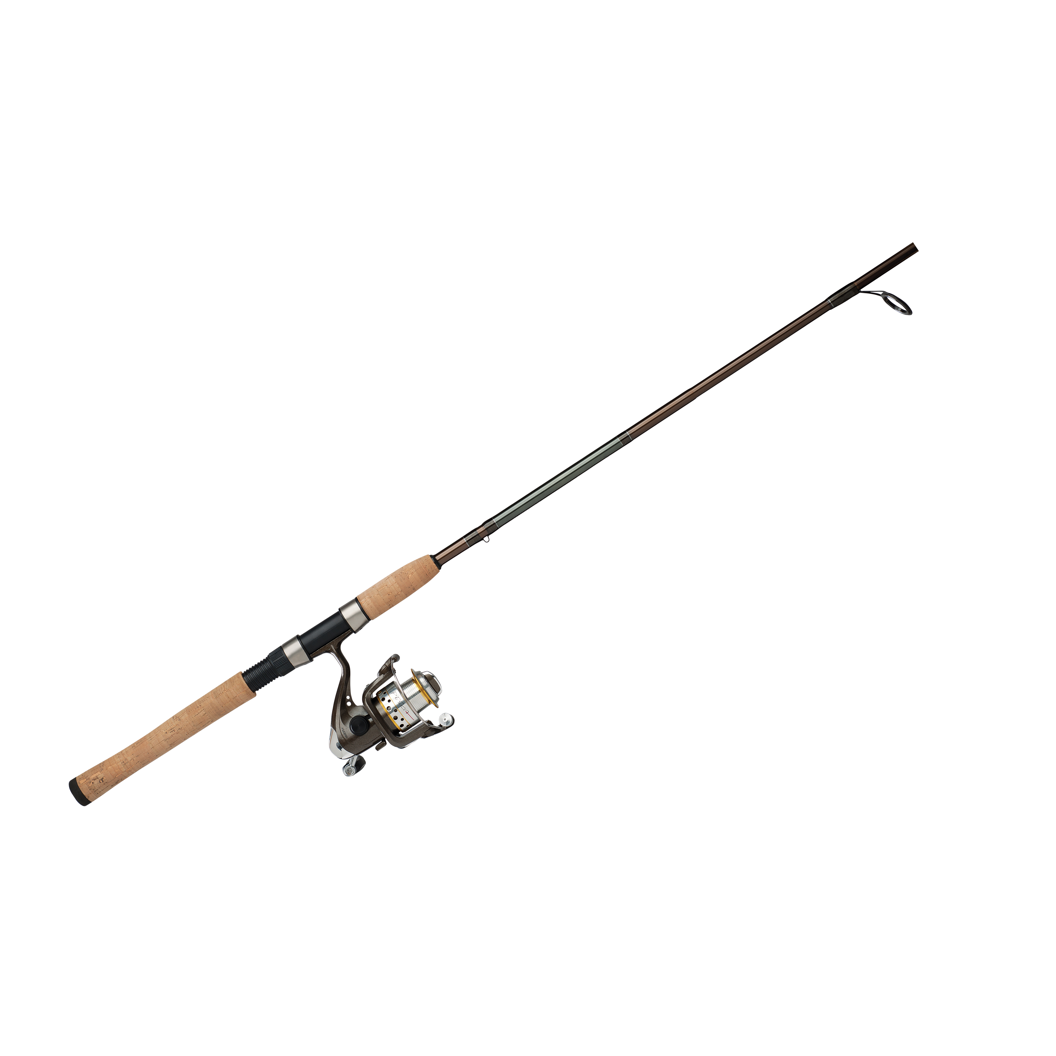6ft fishing rod and reel SouthBend Trophy Stalker 6 Ft. 6 In. Fiberglass & Spinning  Hemlock Hardware Rods feature high density EVA handles for enhanced feel and reliability. 6'0 Telescopic Spinning Rod and
