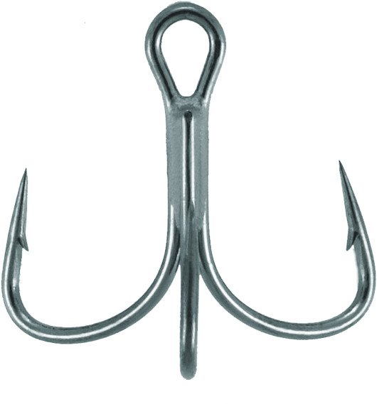 KVD Elite Round Bend Treble Hook - Forged Black Nickel Size 2 - View #14