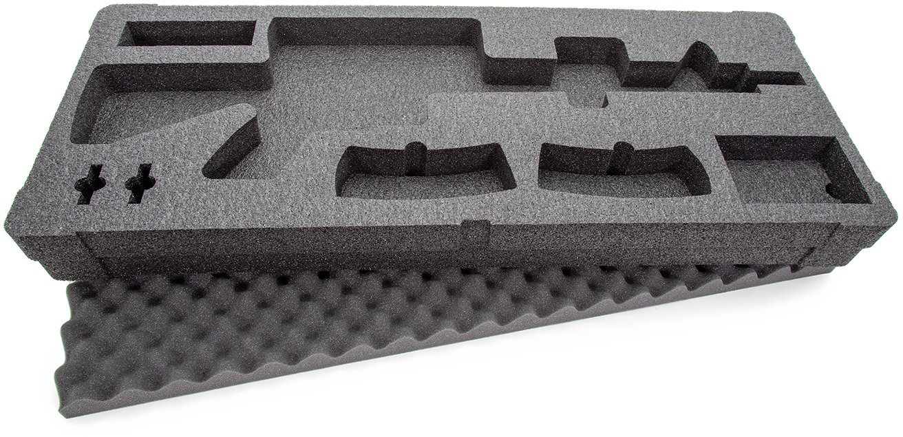 Nanuk 970 Wheeled Hard Utility Case With Cubed Foam Insert (Black - View #3