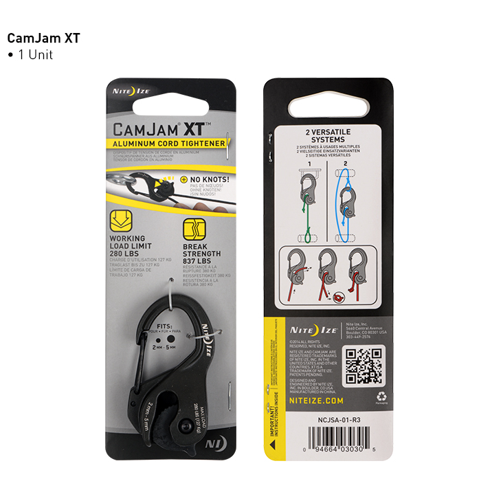 Nite Ize CamJam Aluminum XT Aluminum Cord Tightener | 38