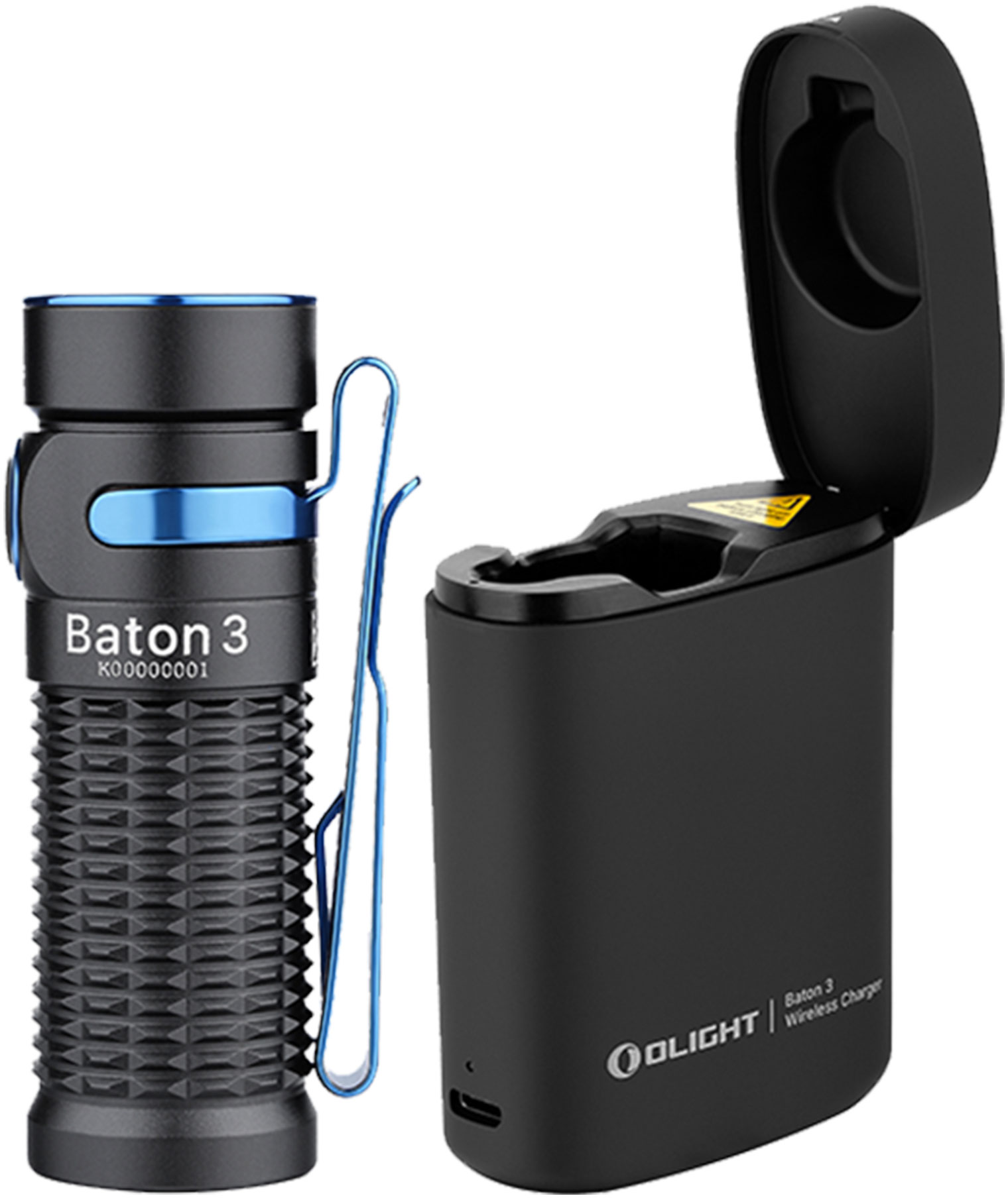 OLIGHT オーライト baton3 バトン3 専用ケース付き Olight Baton 3 Premium Edition 1200 Lumens LED EDC Flashlight with
