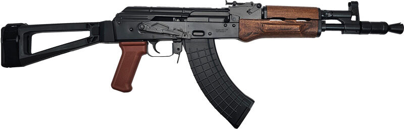Pioneer Arms Hellpup AK Semi Auto Pistol with SB Tactical AKFT