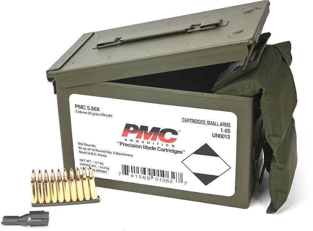 PMC Ammunition X-Tac Rifle Ammo Metal Box 5.56x (M/B) $49.50 Off