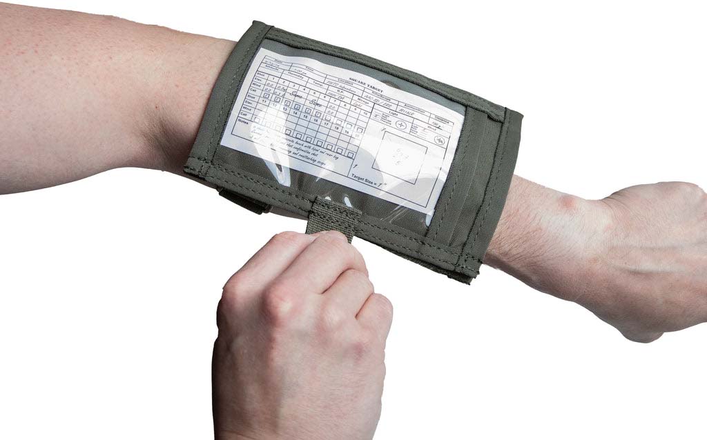 dope card holder sleeve Tac Arm  BDS Tactical Gear Kit Includes Competition Data Armband RAINE Tactical QB Sleeve Arm