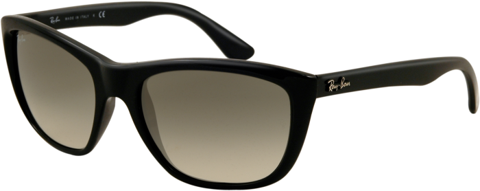 Ray-Ban ® RB4154 Gray Gradient Sunglasses RB4154 Sunglasses in Black and Grey - RB4154 | Ray-Ban® US main image 4