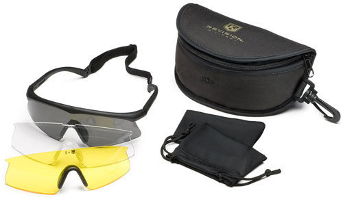 Revision Sawfly Ballistic Eyeshield ゴーグル Revision Sawfly Eyeshield Deluxe Kit with Clear, Solar and HC