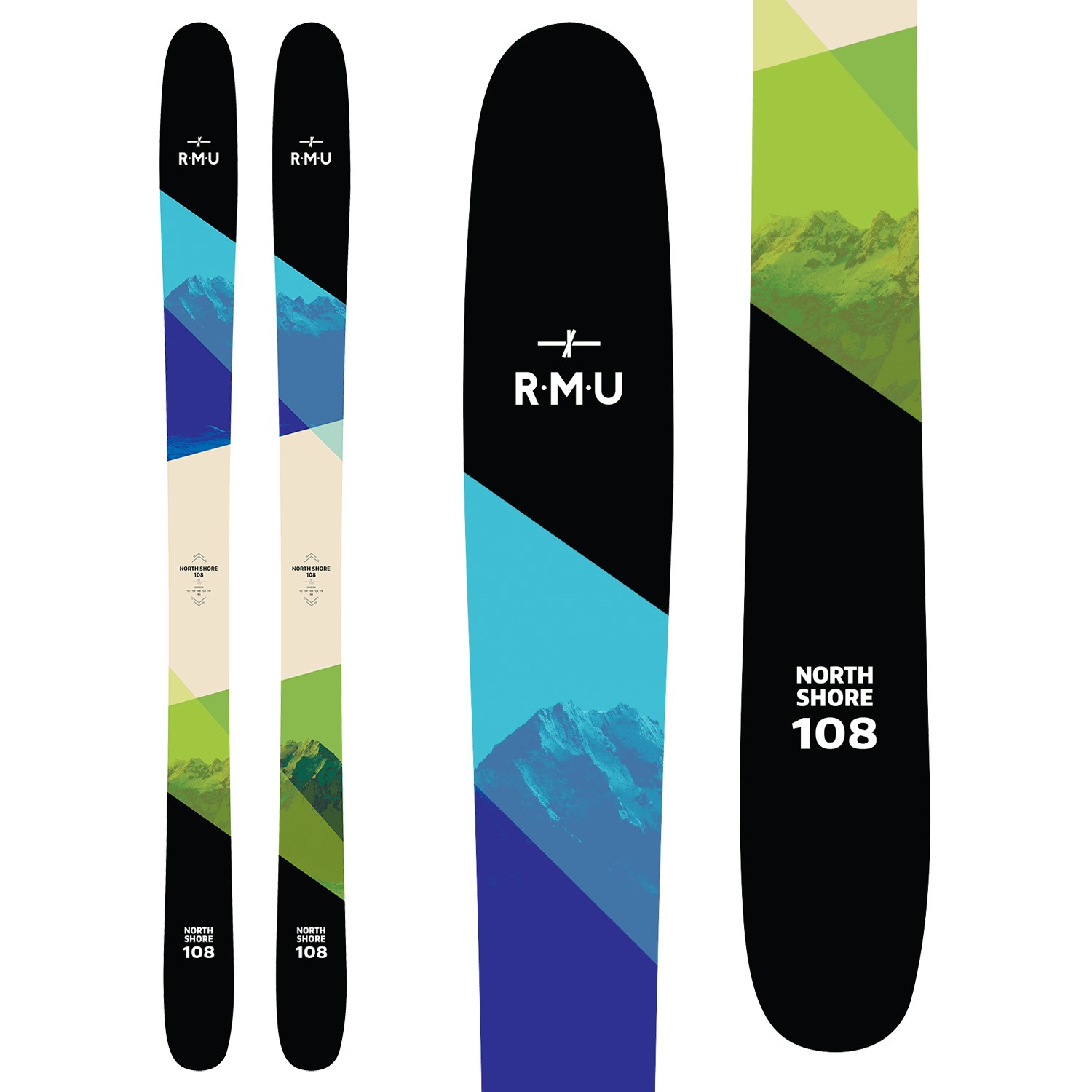 RMU North Shore 108 Skis, Wood | Free Shipping over $49!