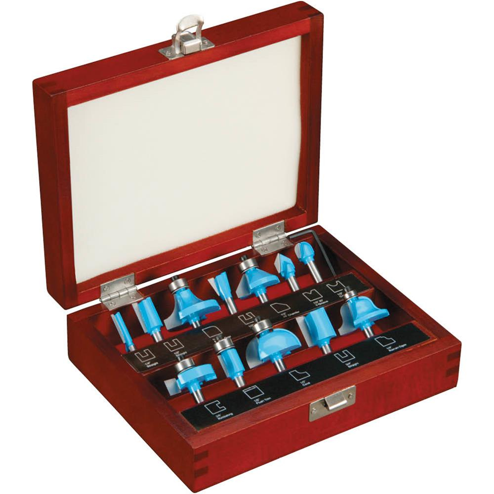 Roman Carbide 12 pc. Router Bit Set Review - The Civil War