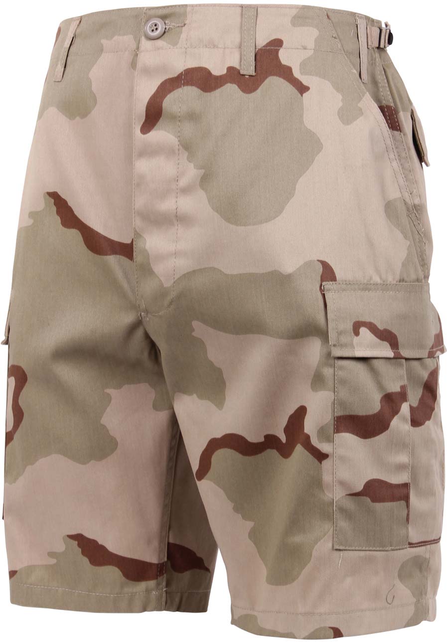 ROTHCO Men's Camo Cargo Shorts – BDU Style PT Shorts With Drawstring Waist & Hidden Pocket - View #2