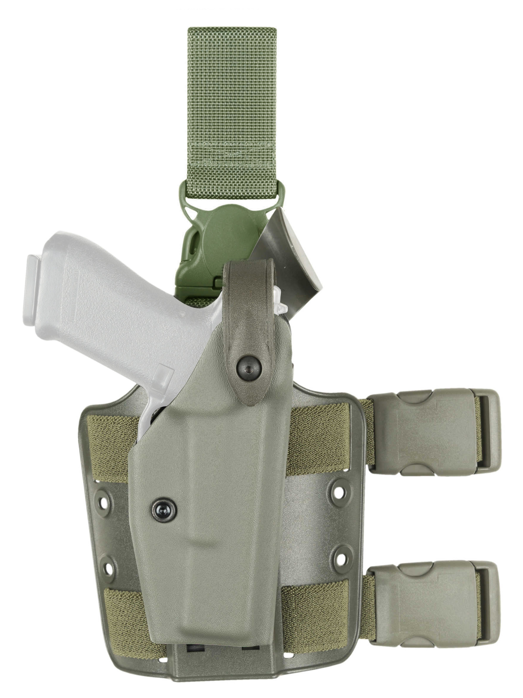 Safariland SLS Tactical Holster w/ Quick Release Leg Harness - OD