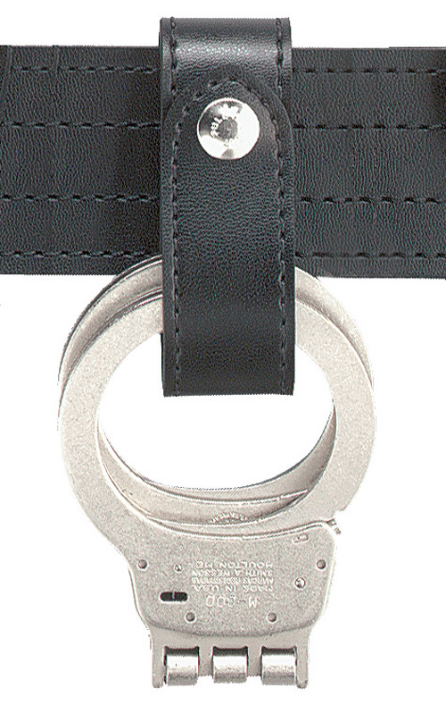 Safariland 690 Cinghia Porta Manette – Attacco Singolo, Colore Nero, Motivo Basketweave