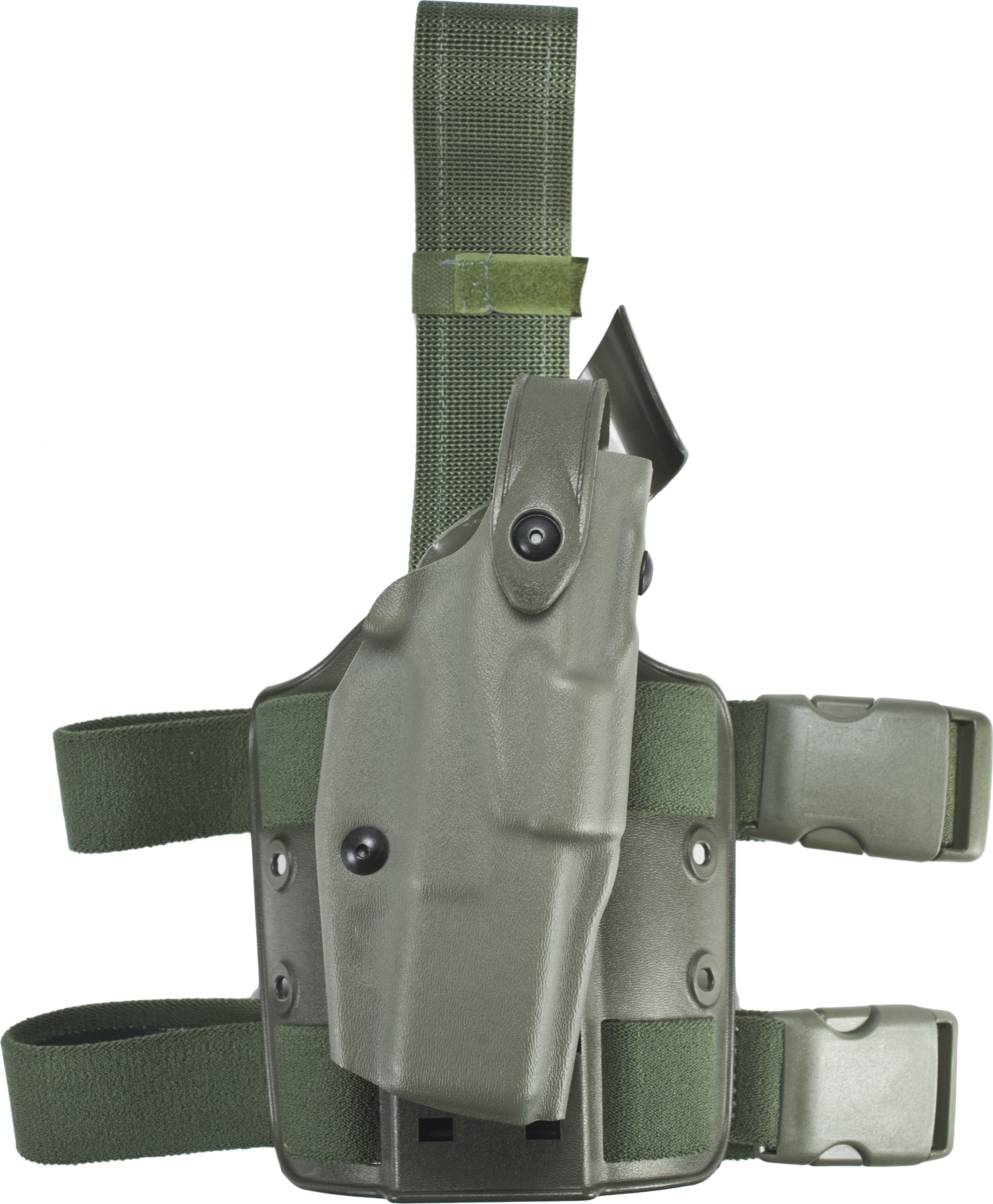 Safariland 6304 ALS Tactical Holster - OD Green, Right Hand 6304
