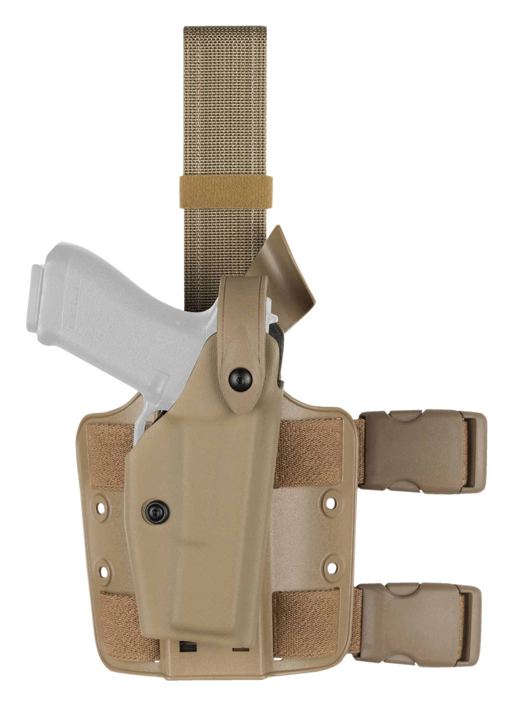 Safariland 6004 SLS Tactical Holster - STX FDE Brown, Right Hand