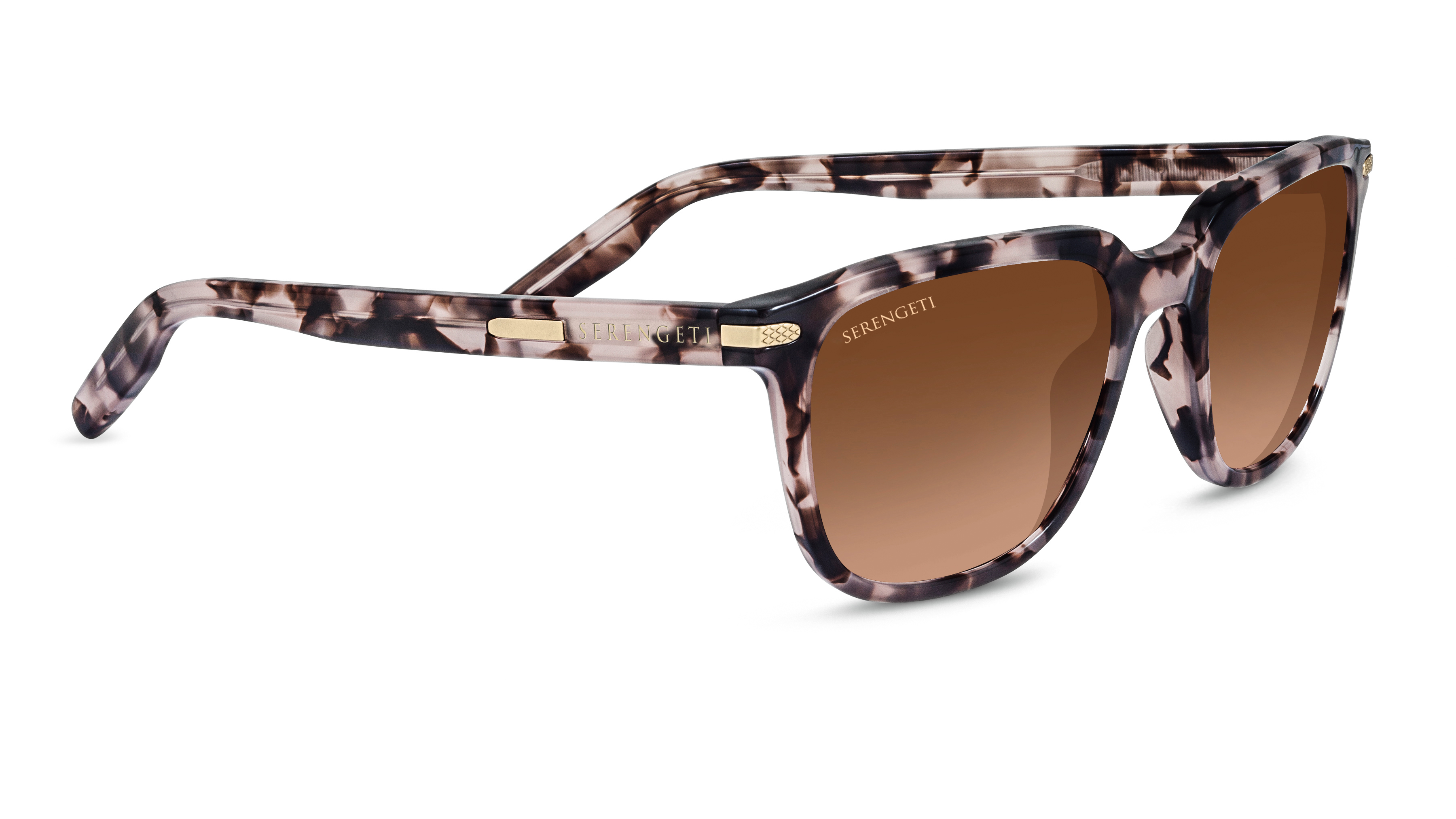 Serengeti Mattia Acetate Sunglasses - Feather Gray Polarized Lenses, Vintage Handcrafted Style - View #12